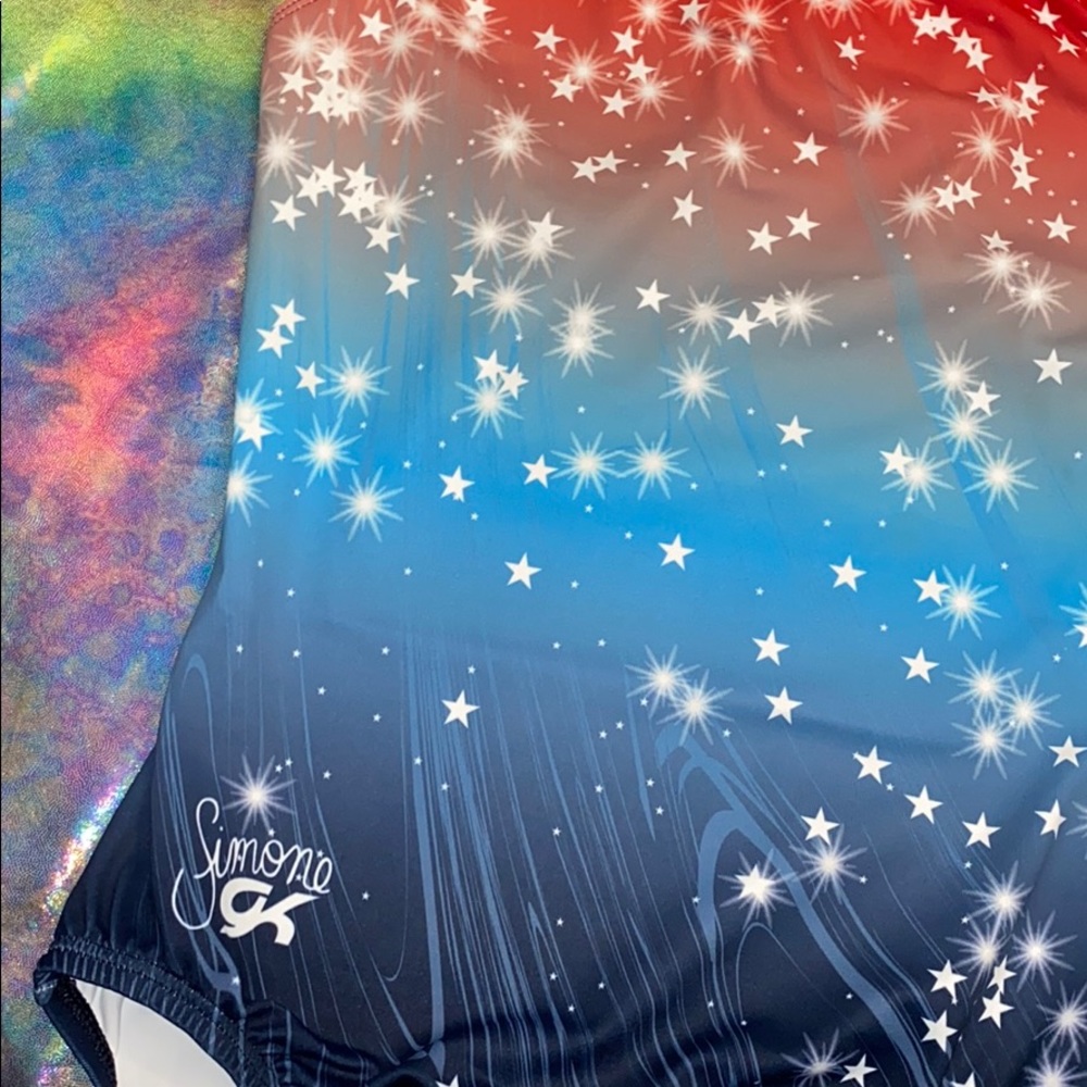 GK ELITE x SIMONE BILES Aurora Leotard - Picture 4 of 8